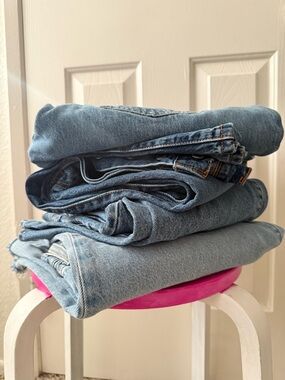 Levi's Light Blue Straight Leg Jeans